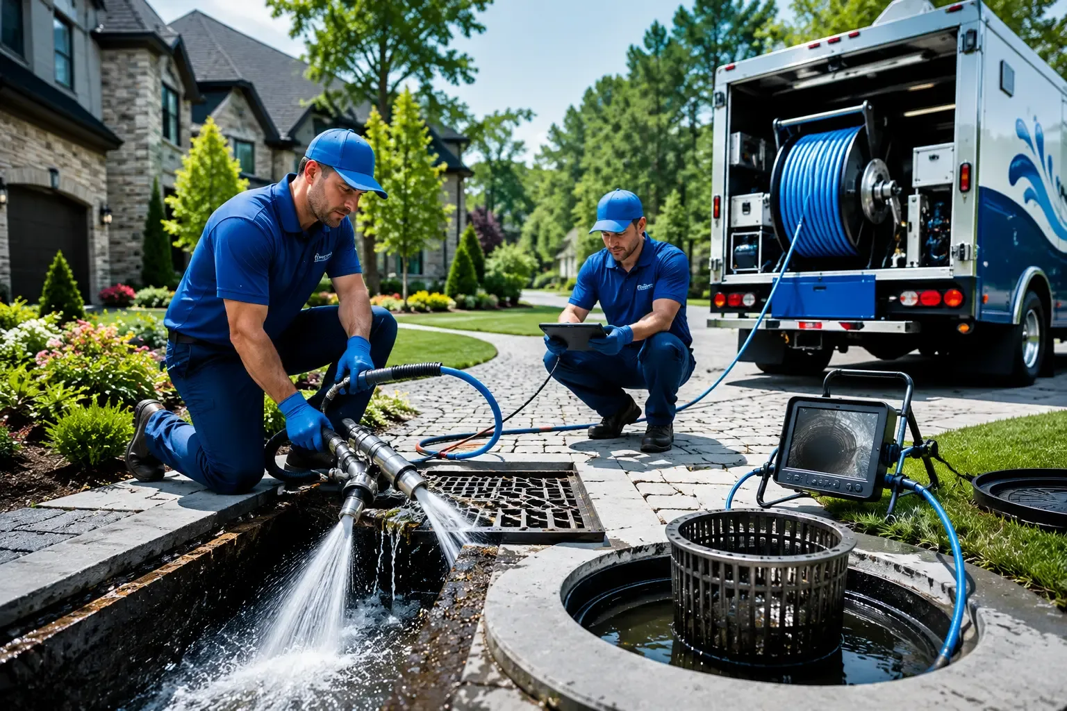 Local outdoor drain cleaning professionals in Spade, TX