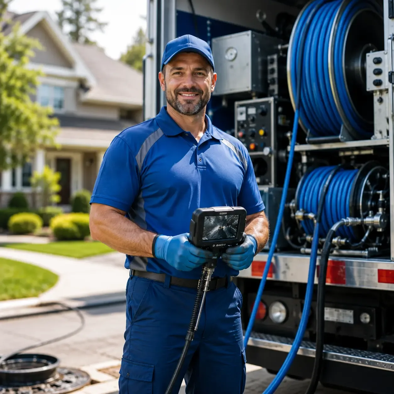 Local outdoor drain cleaning specialists in Spade, TX